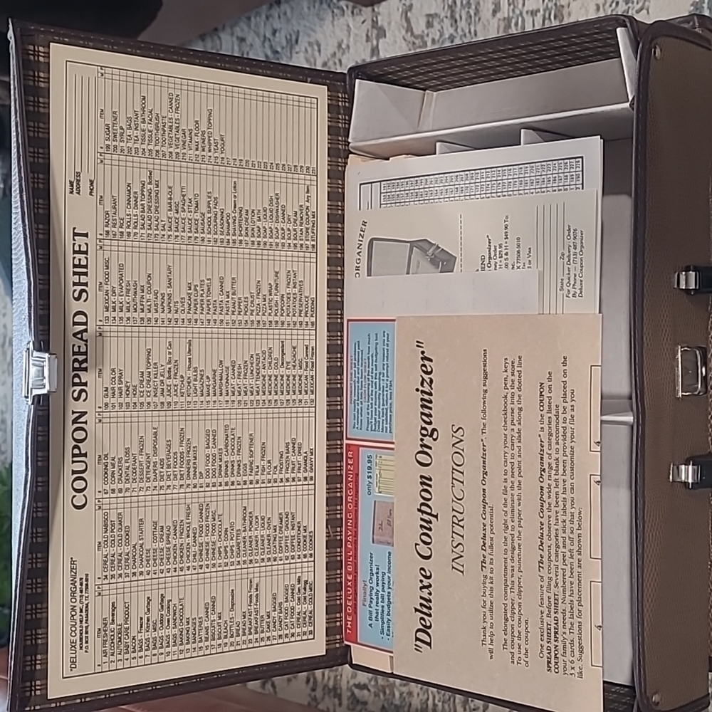 Deluxe Coupon Organizer